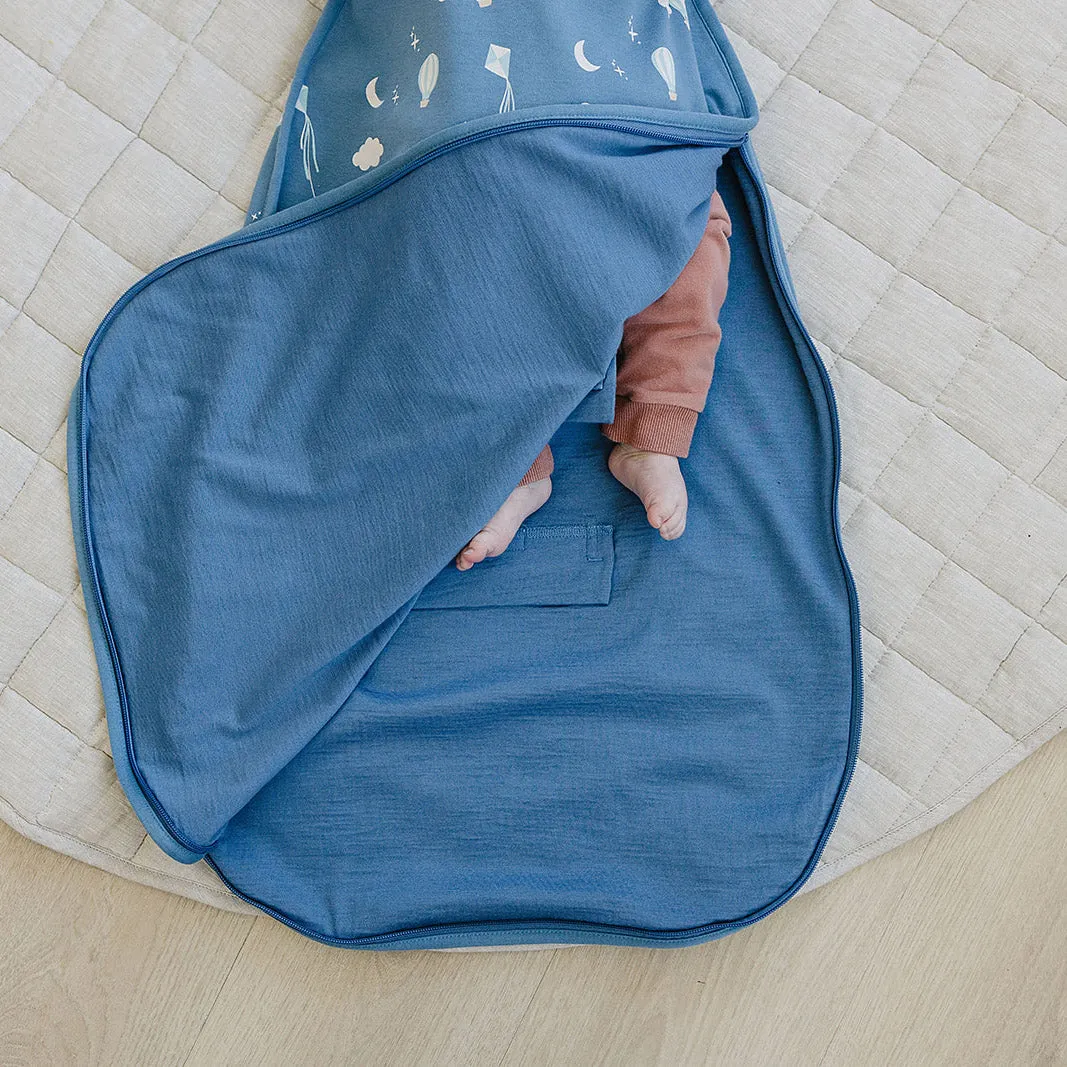 4 Season® Ultimate Baby Sleep Bag, Merino Wool & Organic Cotton, Hot Air Balloon