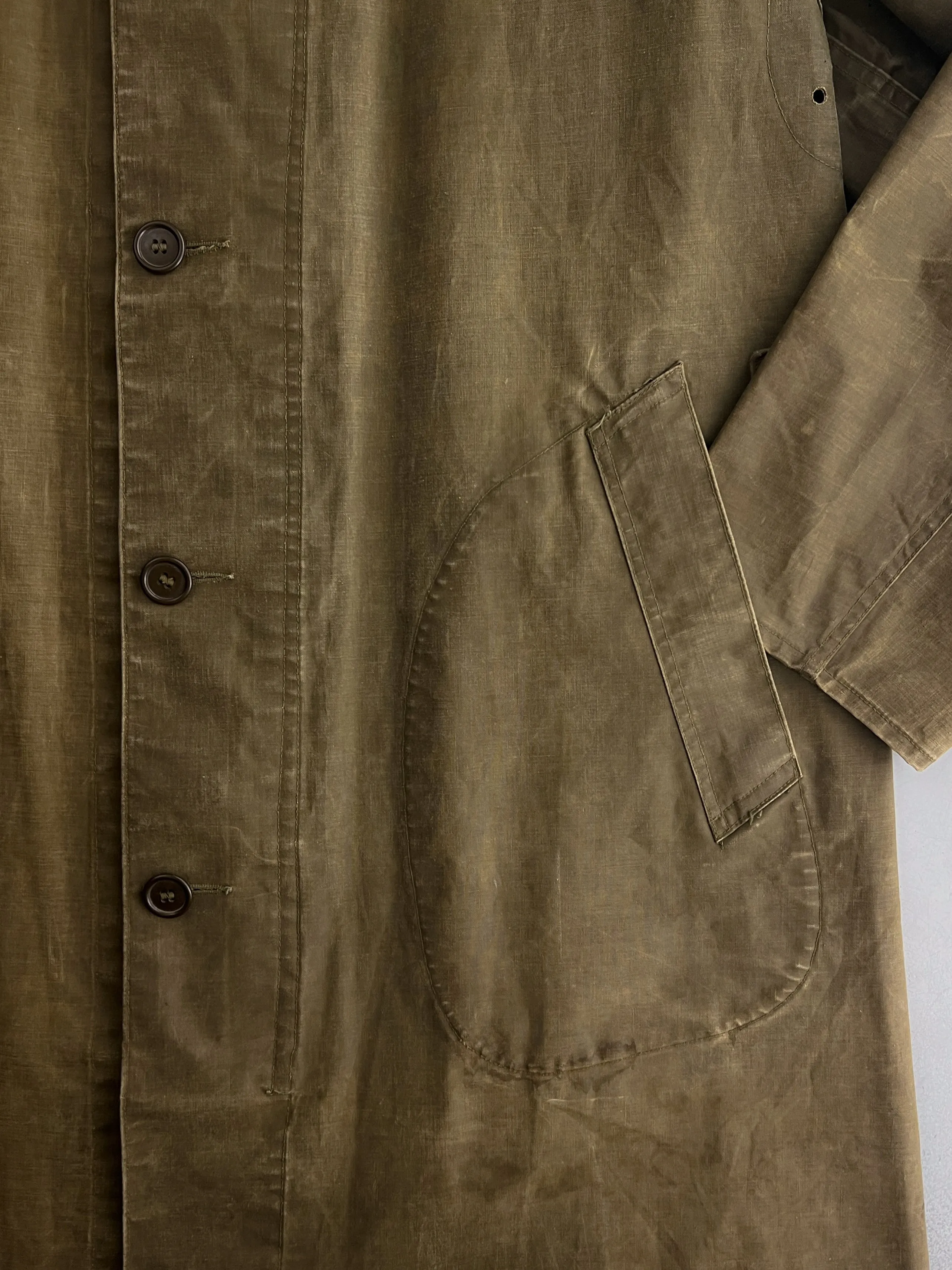 40's U.S. Army Rubberised Rain Coat [XL]