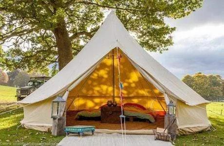 4m Bell Tent 'Superlite' 200gsm Polycotton Canvas