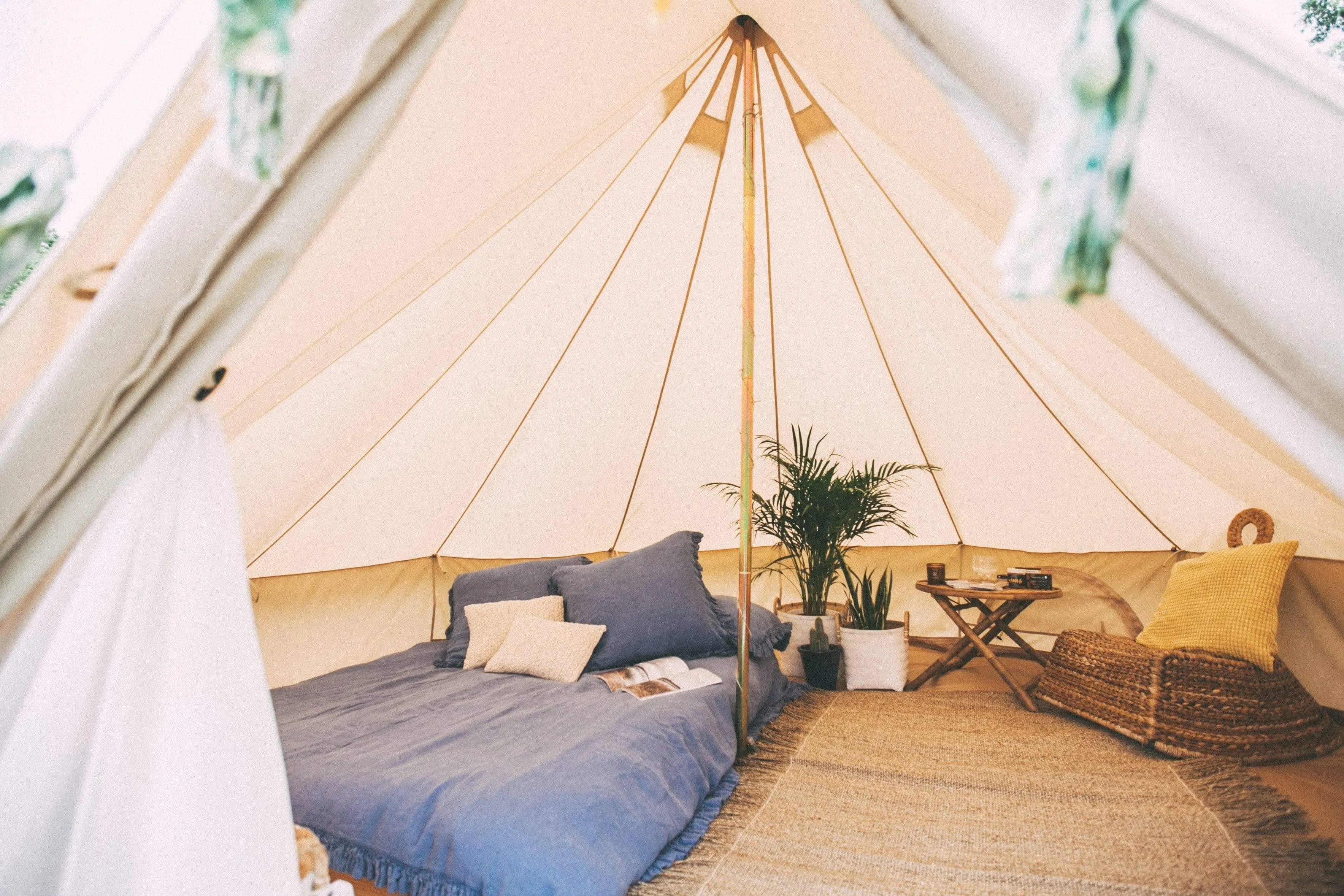 4m Bell Tent 'Superlite' 200gsm Polycotton Canvas