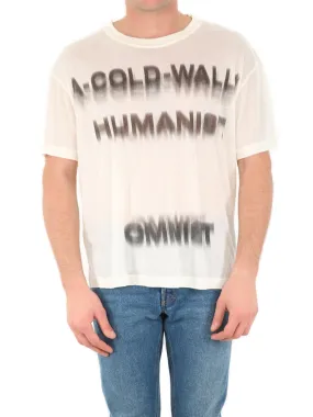 A-Cold-Wall* Rational SS Graphic Text Printed T-Shirt