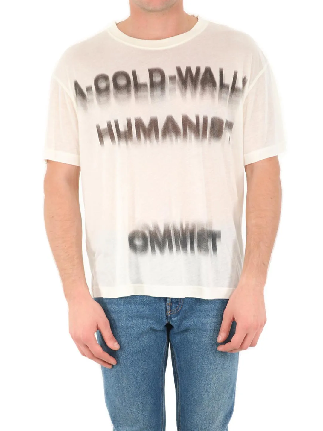 A-Cold-Wall* Rational SS Graphic Text Printed T-Shirt