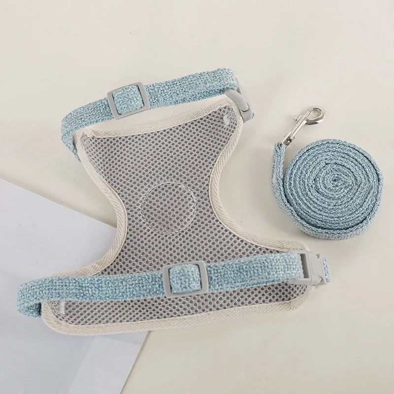 Adjustable Puppy /Dog Harness with Leash For Small Dogs