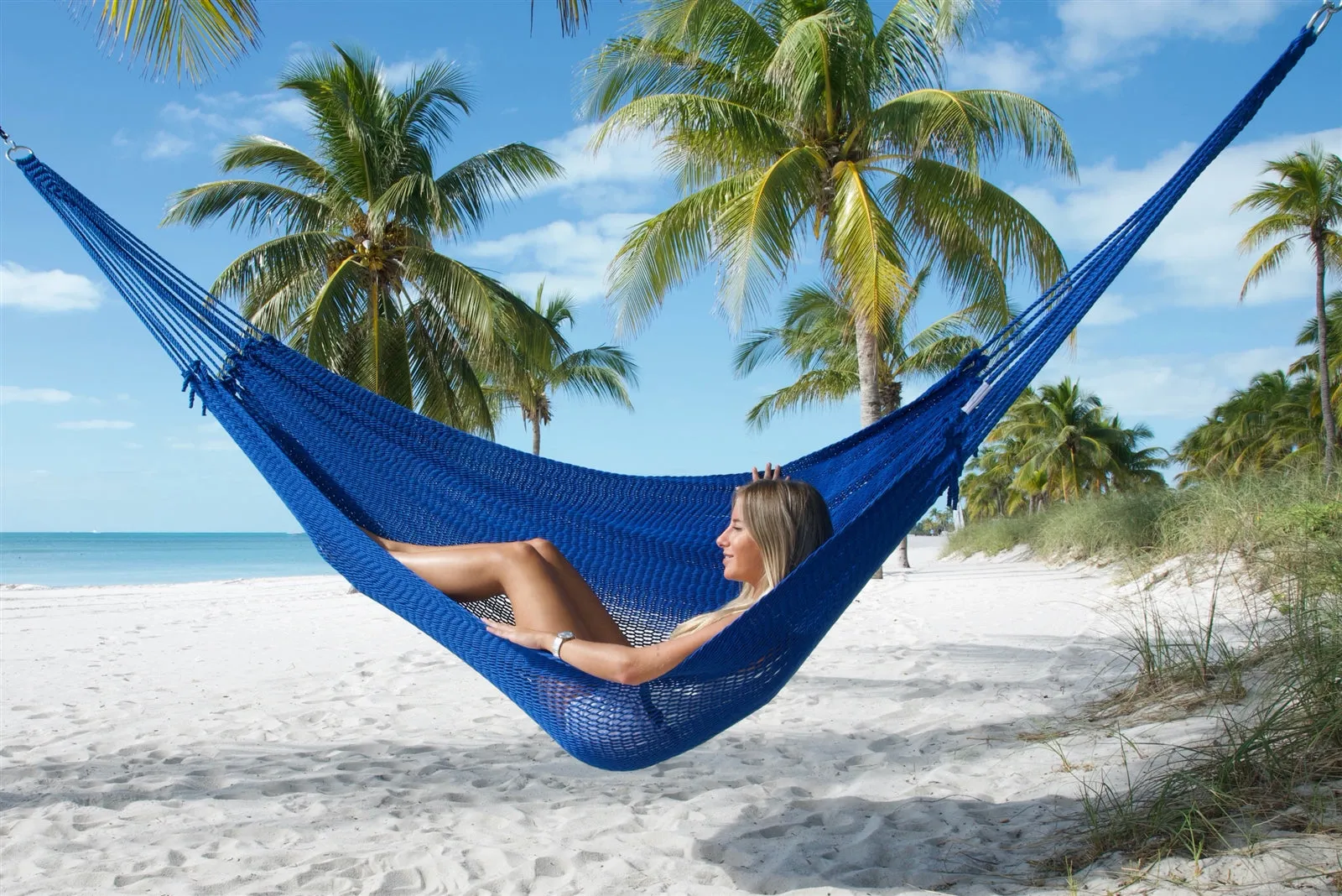 Caribbean Mayan Hammock DARK BLUE