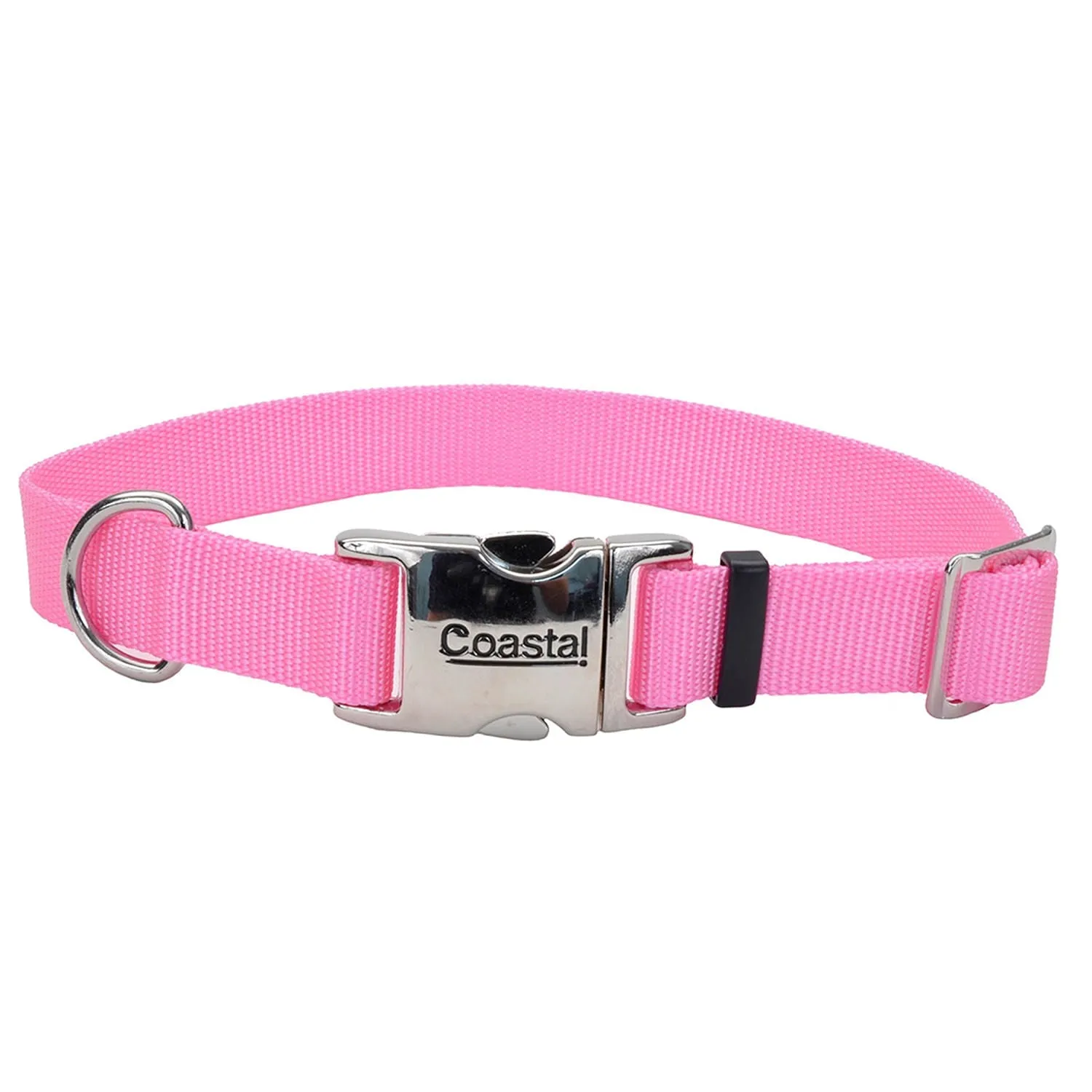 Coastal Adjustable Dog Collar with Metal Buckle