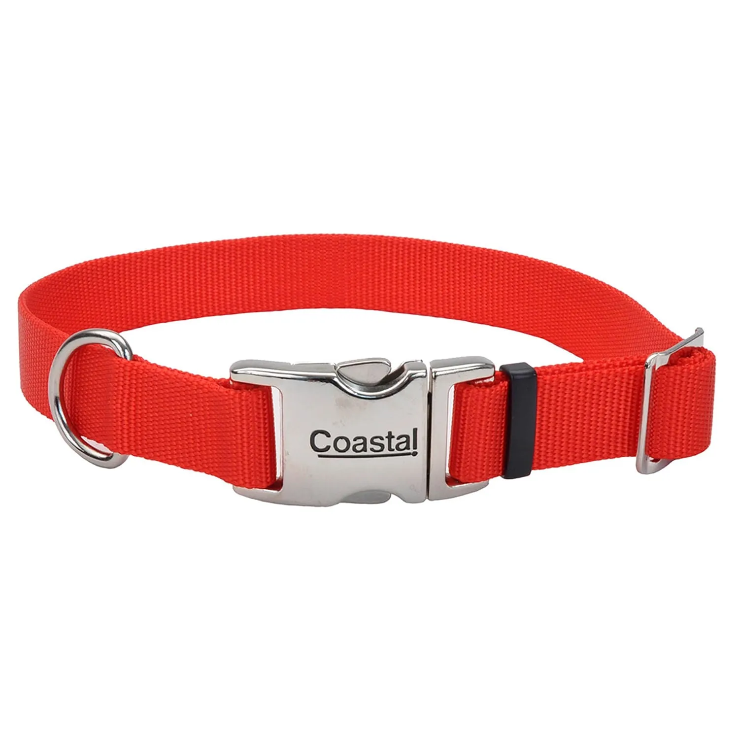 Coastal Adjustable Dog Collar with Metal Buckle