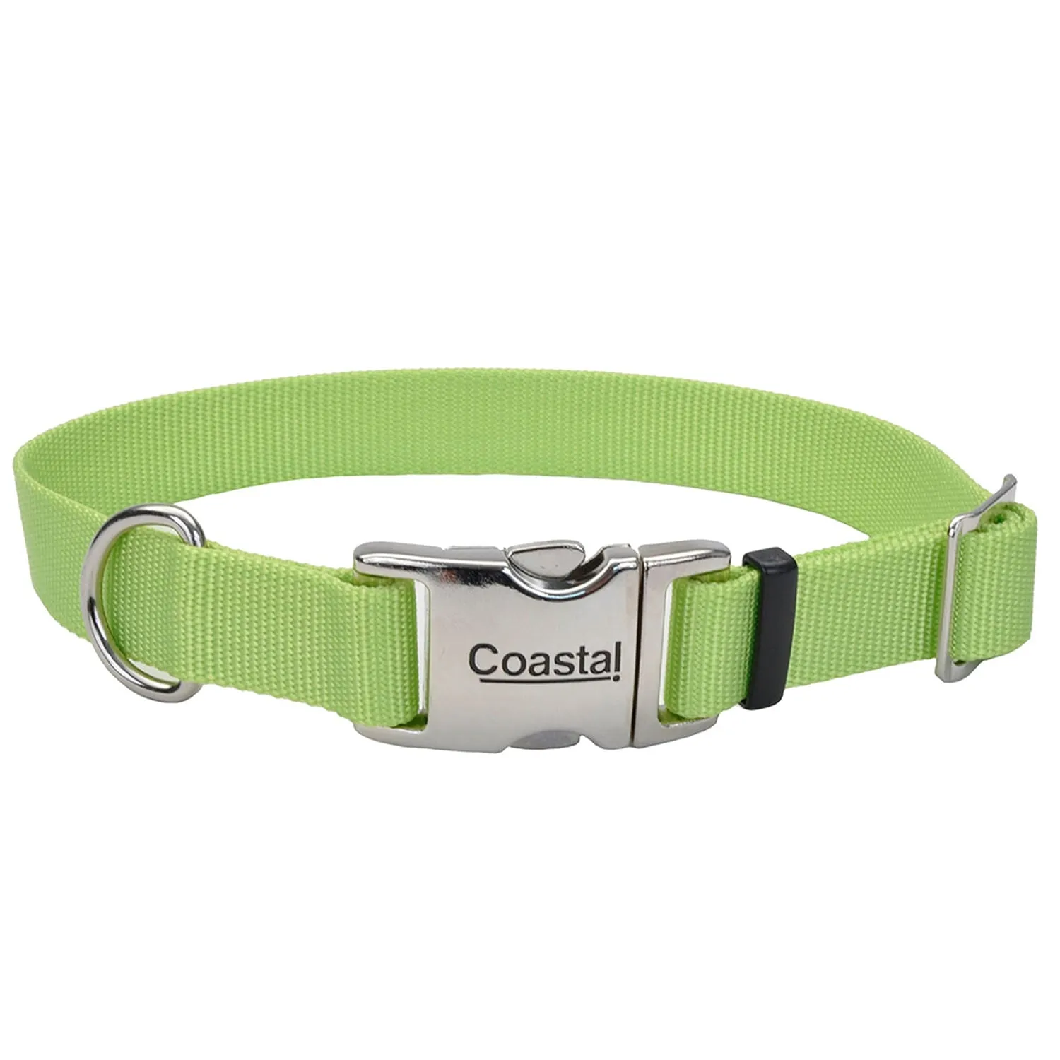 Coastal Adjustable Dog Collar with Metal Buckle