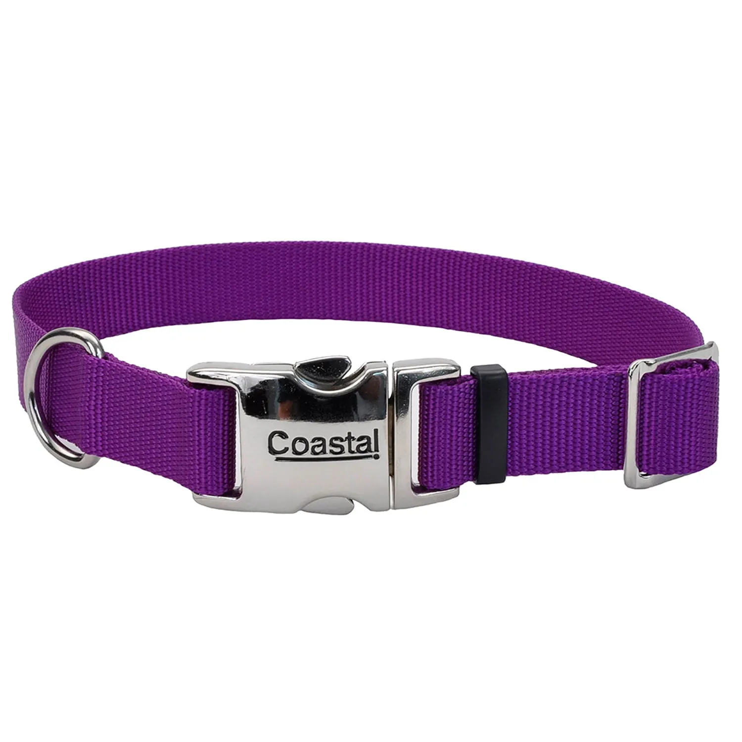 Coastal Adjustable Dog Collar with Metal Buckle