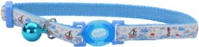 Coastal Pet Safe Cat Glow in the Dark Adjustable Collar Boat - 12"L x 3/8"W