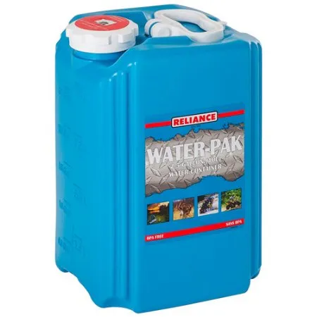 Contenant Rectangulaire Pour Eau Reliance Aqua Pak, Capacité Variée, Bleu