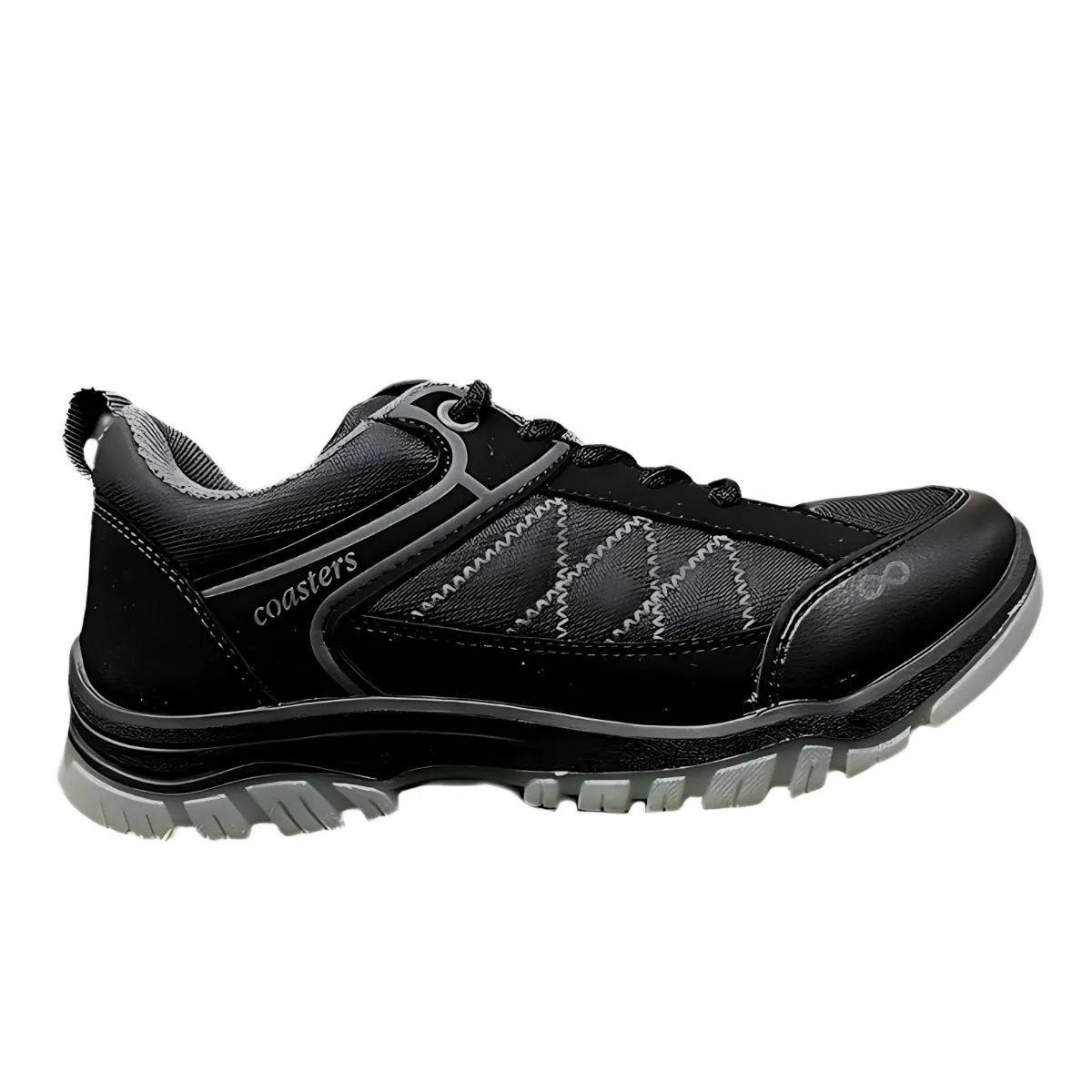 CTR Trek-1 Low Ankle Light Weight Trekking and Hiking Shoes - Black