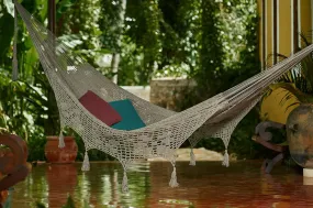 Deluxe King Outdoor Cotton Hammock in Dream Sands