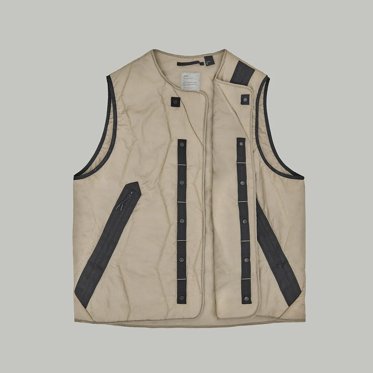 Diagonal Pocket Vest Gen.1 RD-DGNLPV_GEN.1 BEIGE