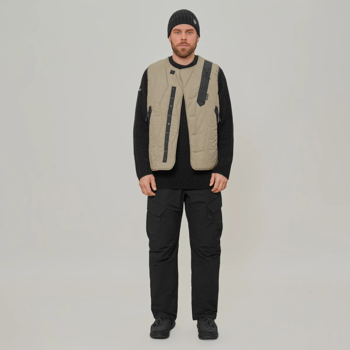 Diagonal Pocket Vest Gen.1 RD-DGNLPV_GEN.1 BEIGE