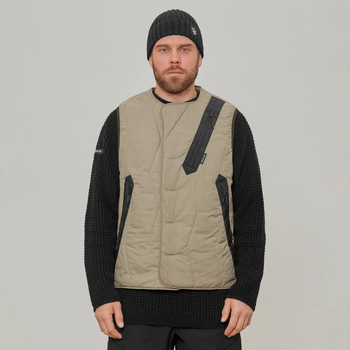 Diagonal Pocket Vest Gen.1 RD-DGNLPV_GEN.1 BEIGE