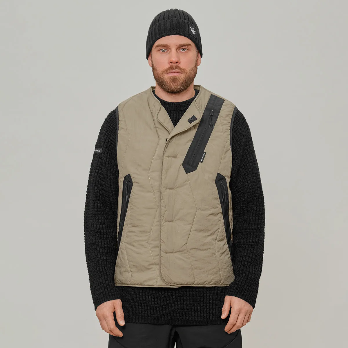 Diagonal Pocket Vest Gen.1 RD-DGNLPV_GEN.1 BEIGE