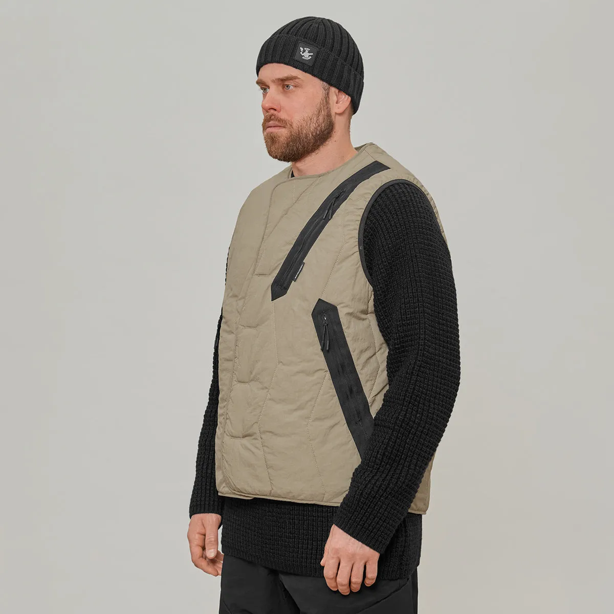 Diagonal Pocket Vest Gen.1 RD-DGNLPV_GEN.1 BEIGE