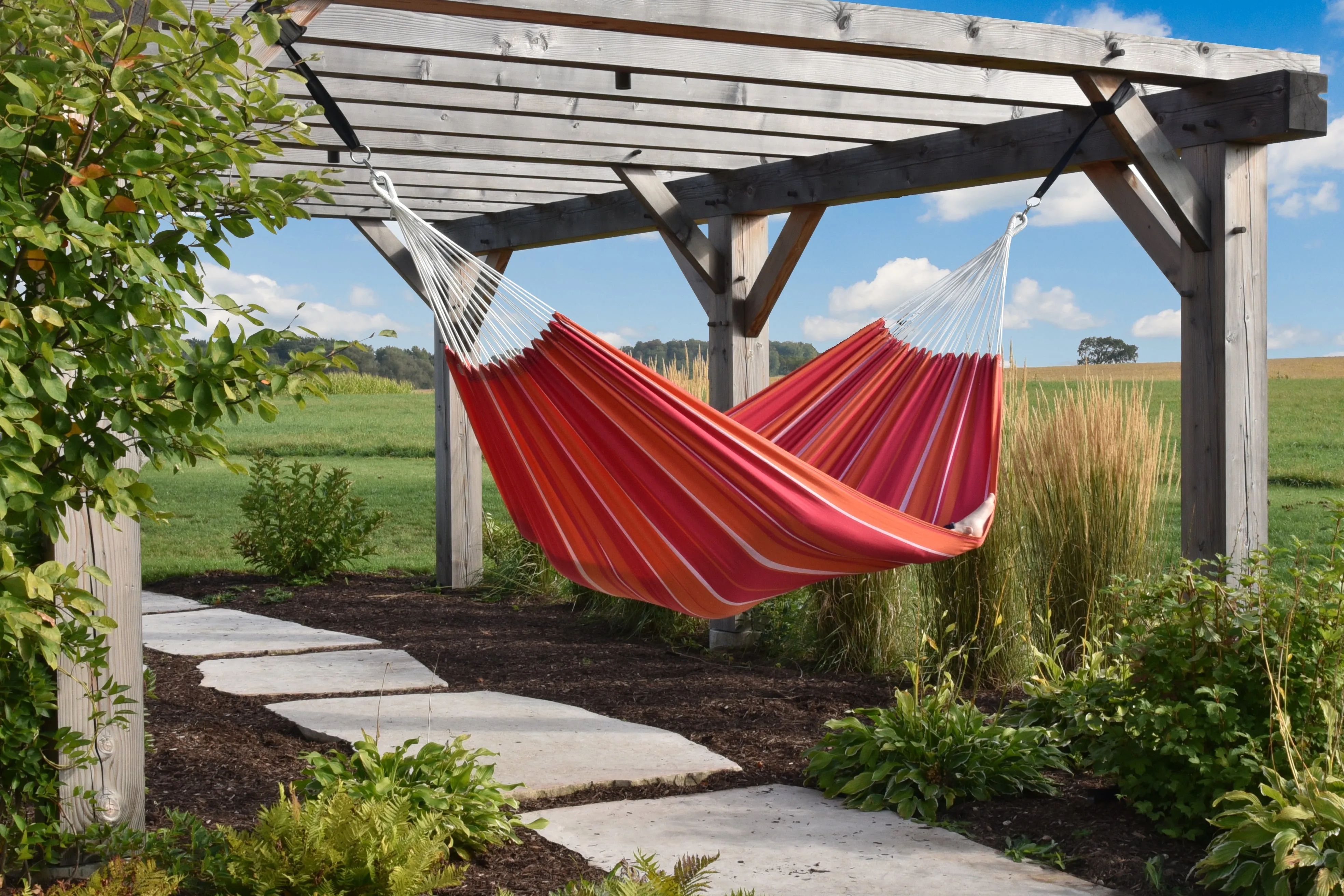 Double Size Brazilian Hammock in Mimosa Colour