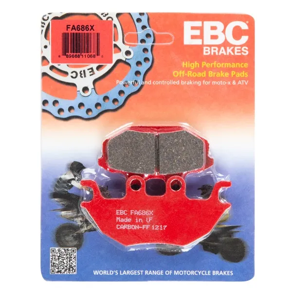 EBC  "X" Carbon Graphite Brake Pad Organic