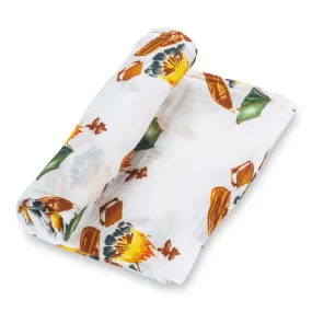 Gather Around The Campfire Baby Swaddle Blanket