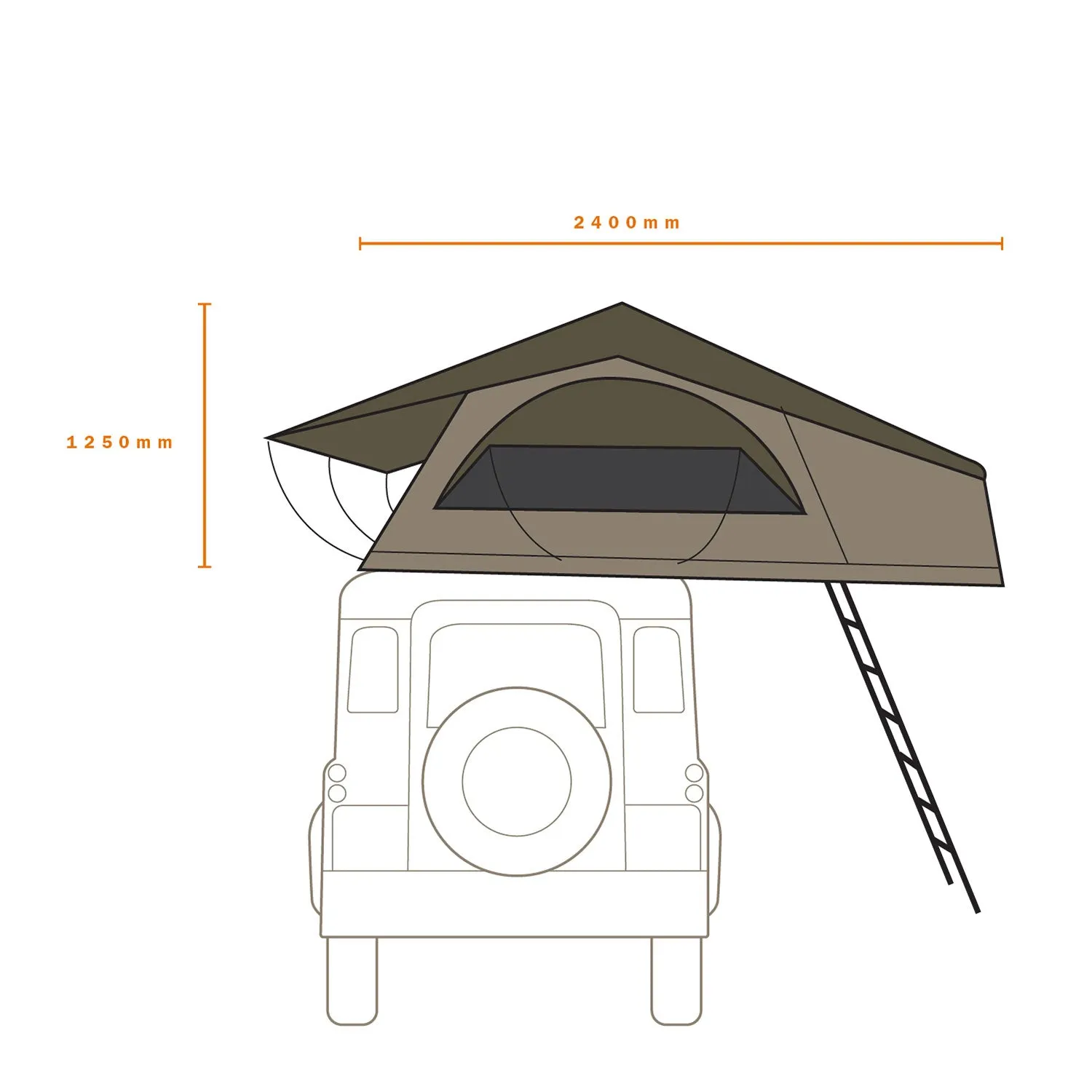 HI-VIEW 1600 ROOF TOP TENT