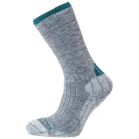 Horizon Performance Merino Trekker Women's Socks - Grey Marl/Teal