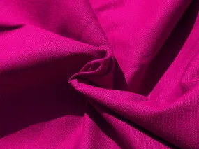 Hot Pink Plain Heavy Cotton Canvas Fabric (Wholesale)