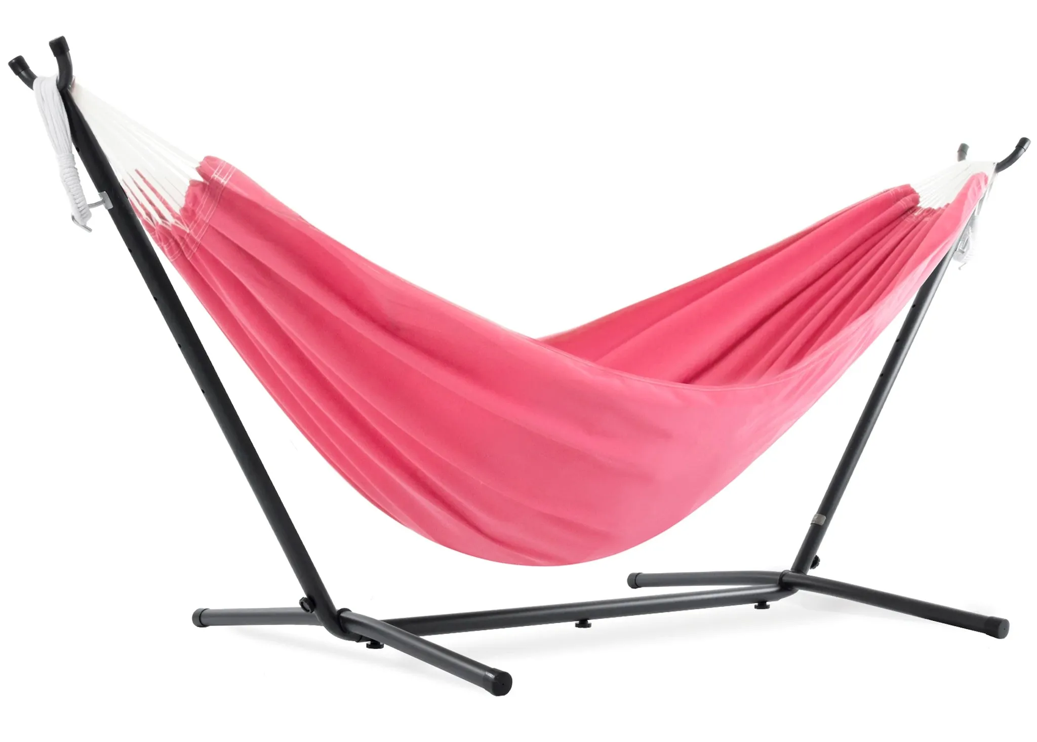 Hot Pink Polyester Hammock (9ft) with Stand