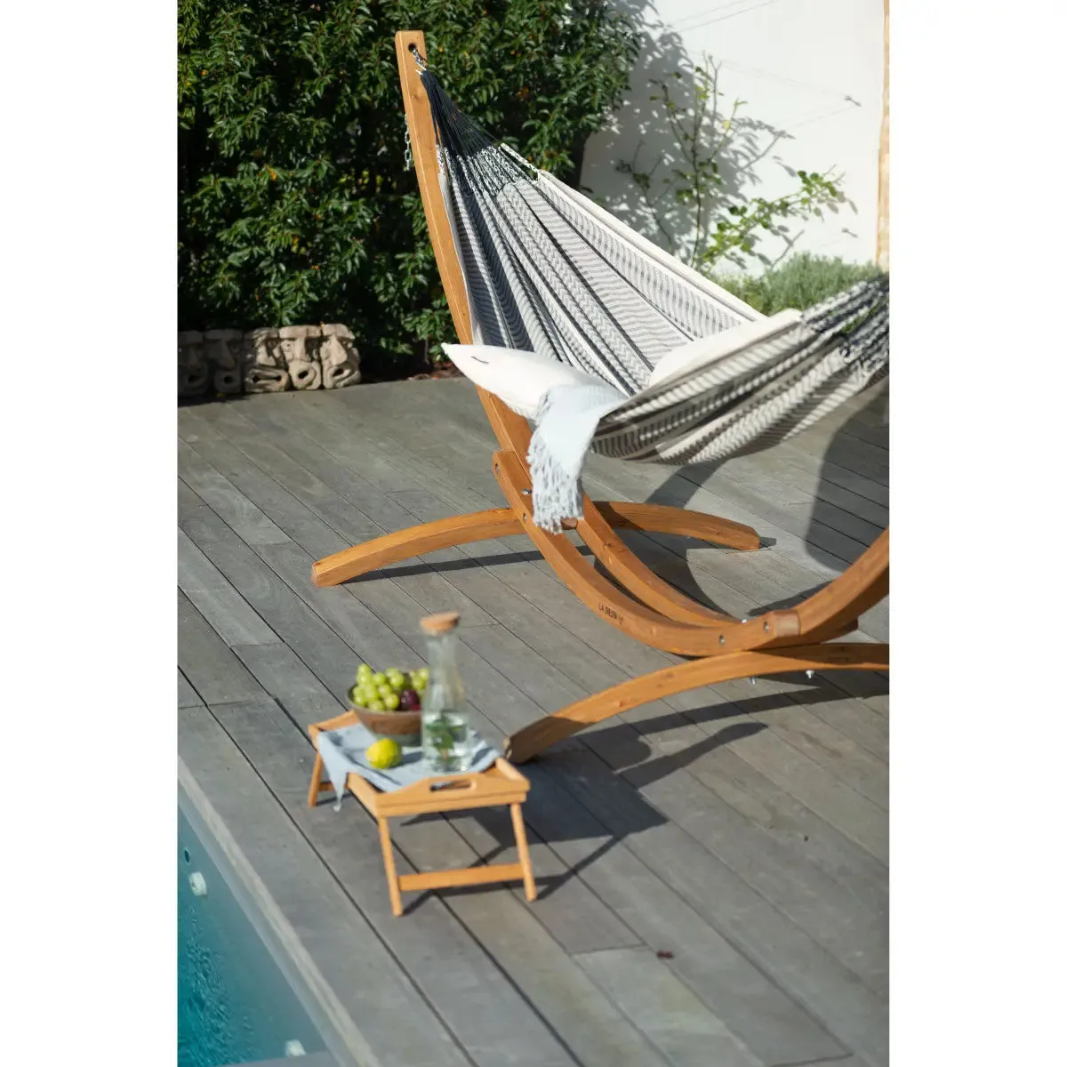 LA SIESTA Elipso Nature Wooden Stand for Single Hammock