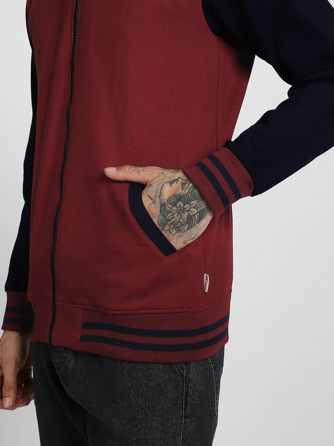 Men's Maroon League Jacket