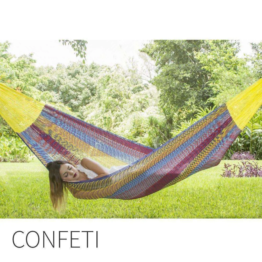 Mexican King Outdoor Cotton Hammock