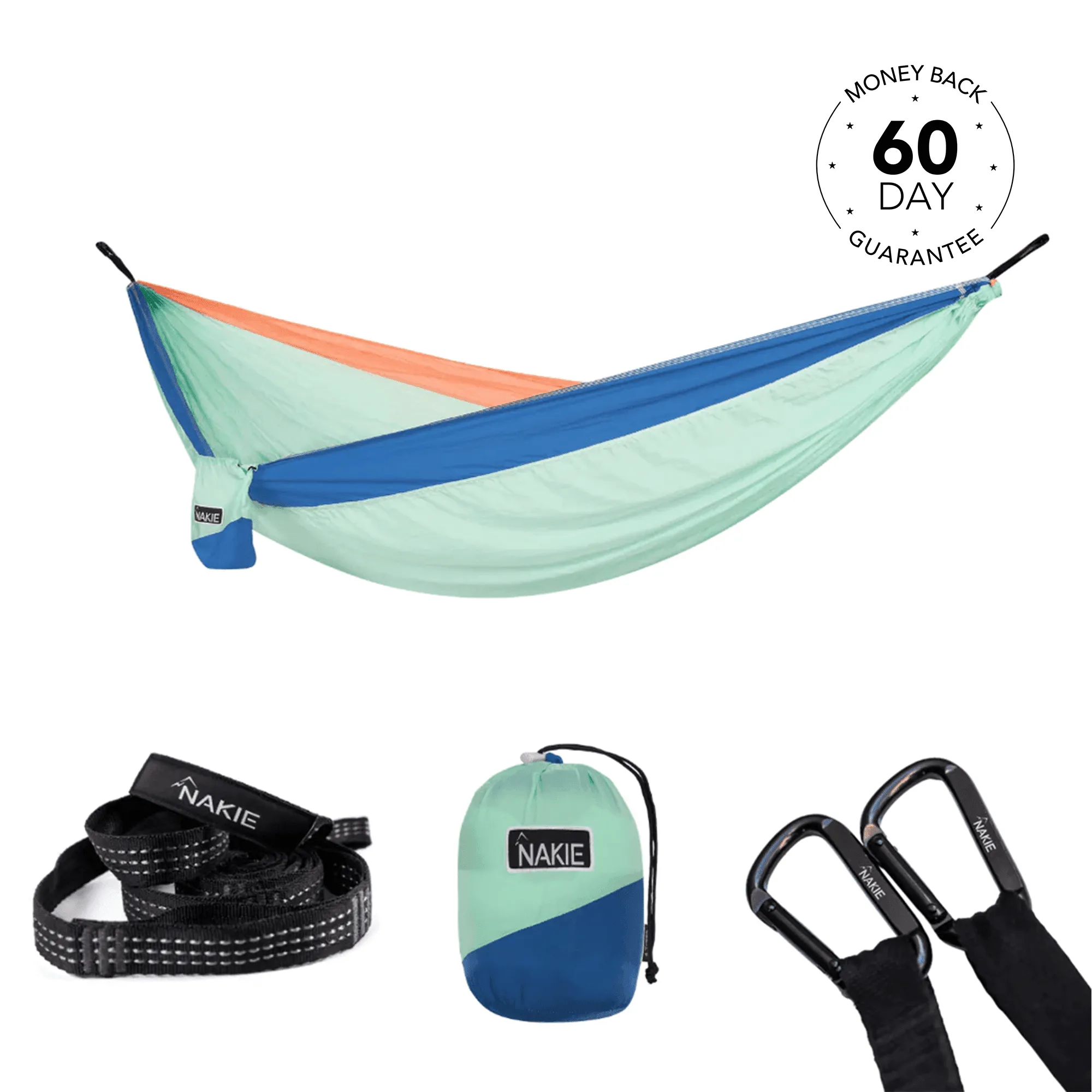 Nakie Recycled Hammock with Straps