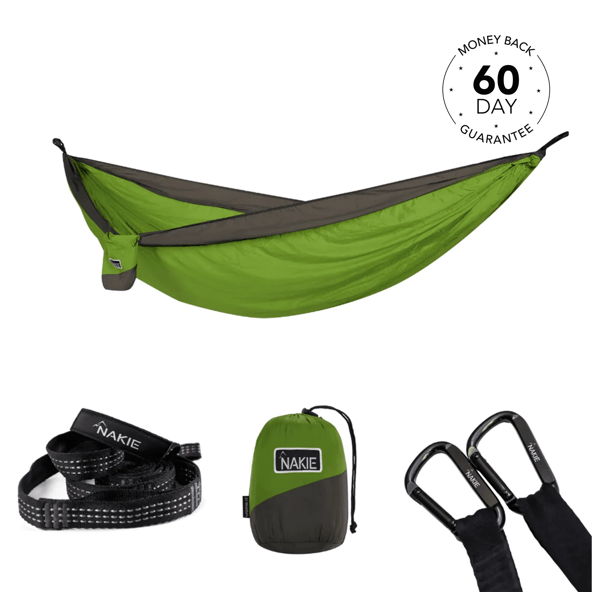 Nakie Recycled Hammock with Straps