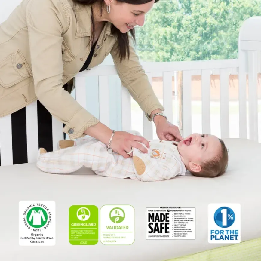 Naturepedic Organic Cotton Lightweight Classic Crib Mattress