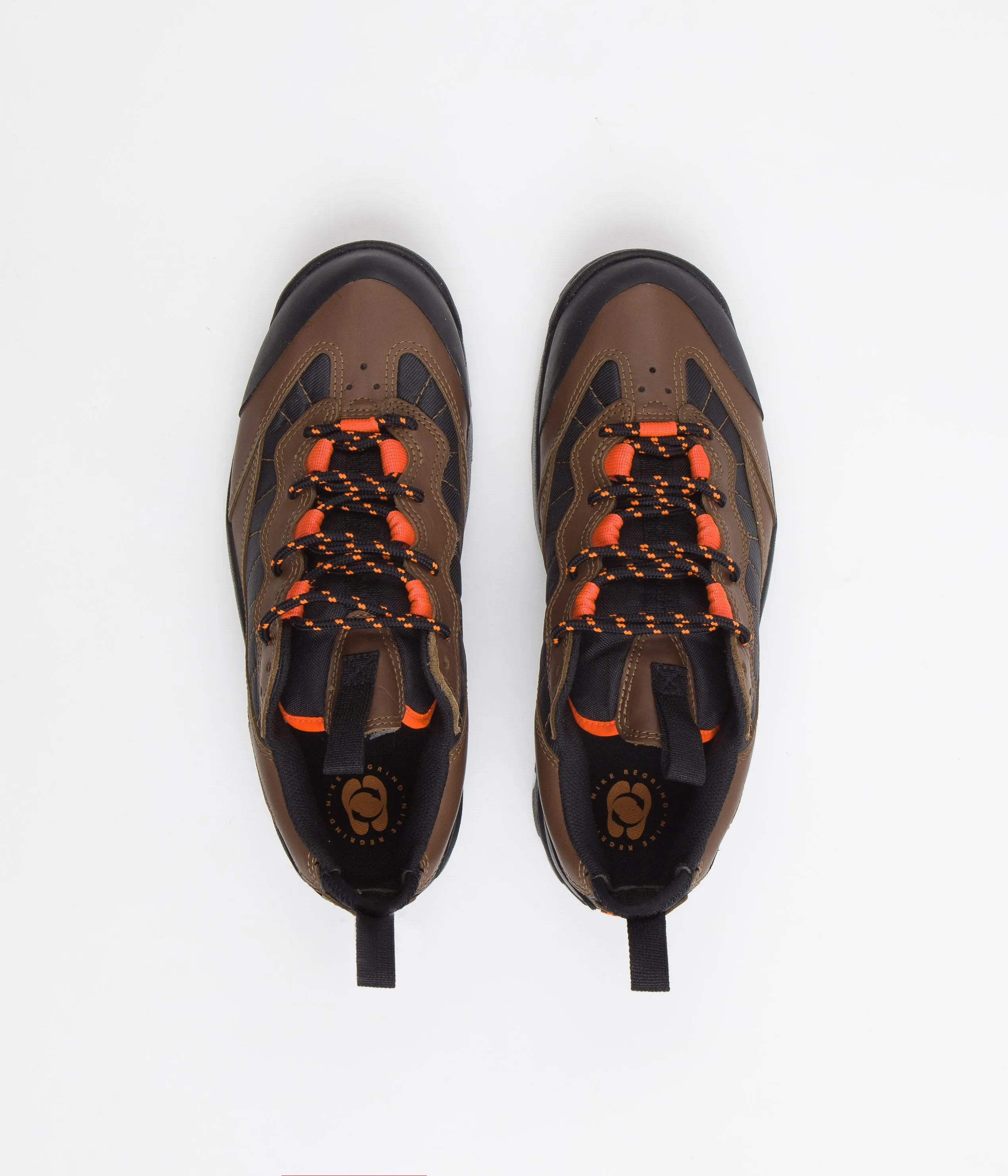 Nike ACG Air Mada Shoes - Bison / Black - Hyper Crimson - Total Orange