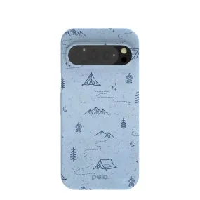 Powder Blue Camp Nights Google Pixel 9/9 Pro Case