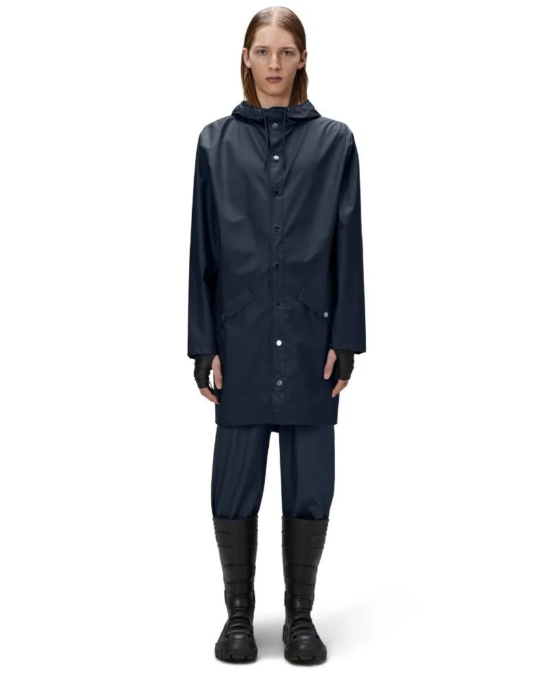 Rains Long Jacket W3 - Navy