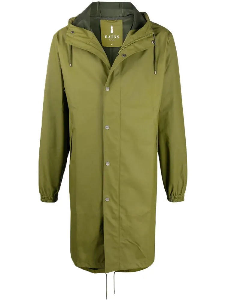 RAINS Unisex Fishtail Parka Raincoat #1257 $155 NWT