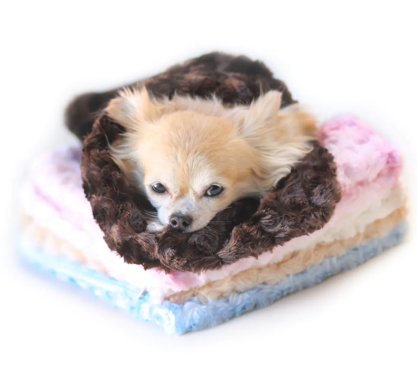 Snuggle Pup Sleeping Bag Dog Blanket ~ Tan