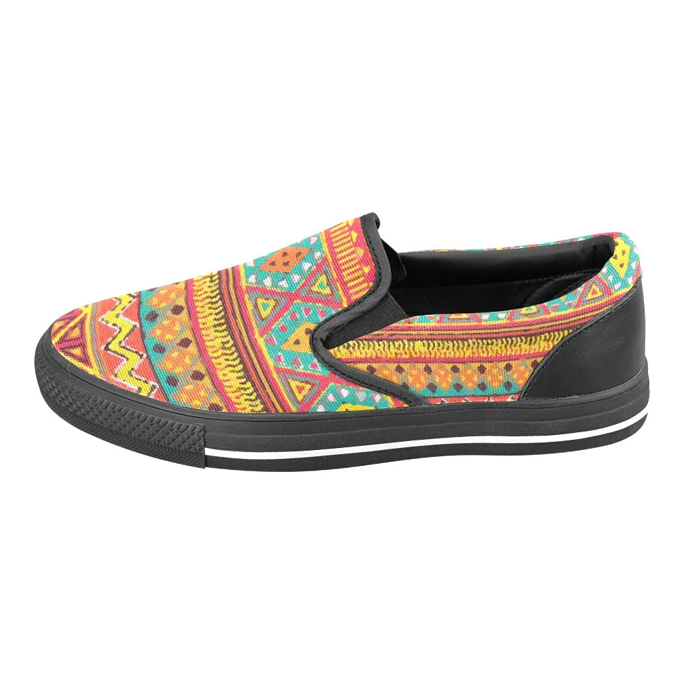 Southwest Slip-on Canvas Women's Shoes