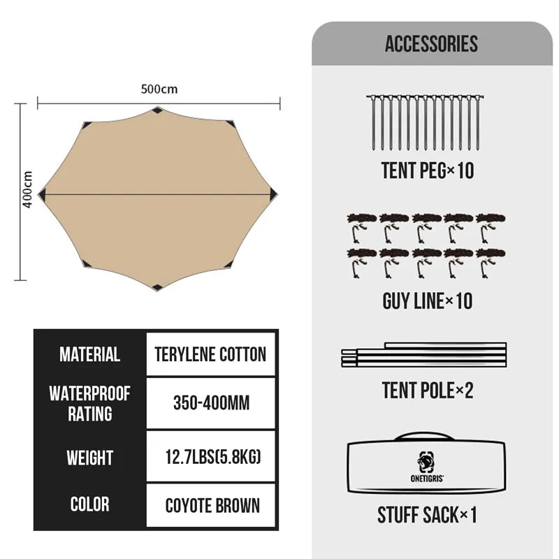 T/C Bulwark Rain Fly Camping Tarp