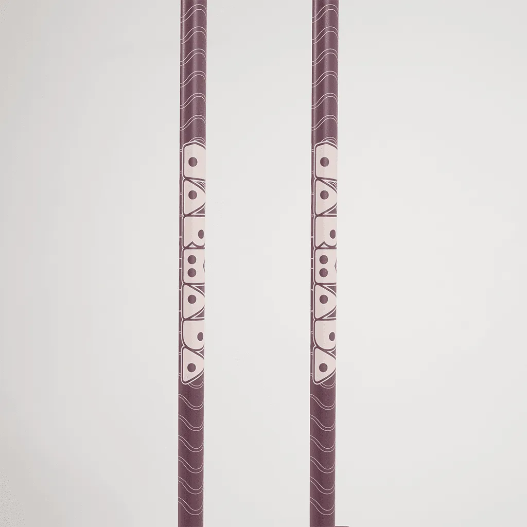 Triad poles - Wine / Oak