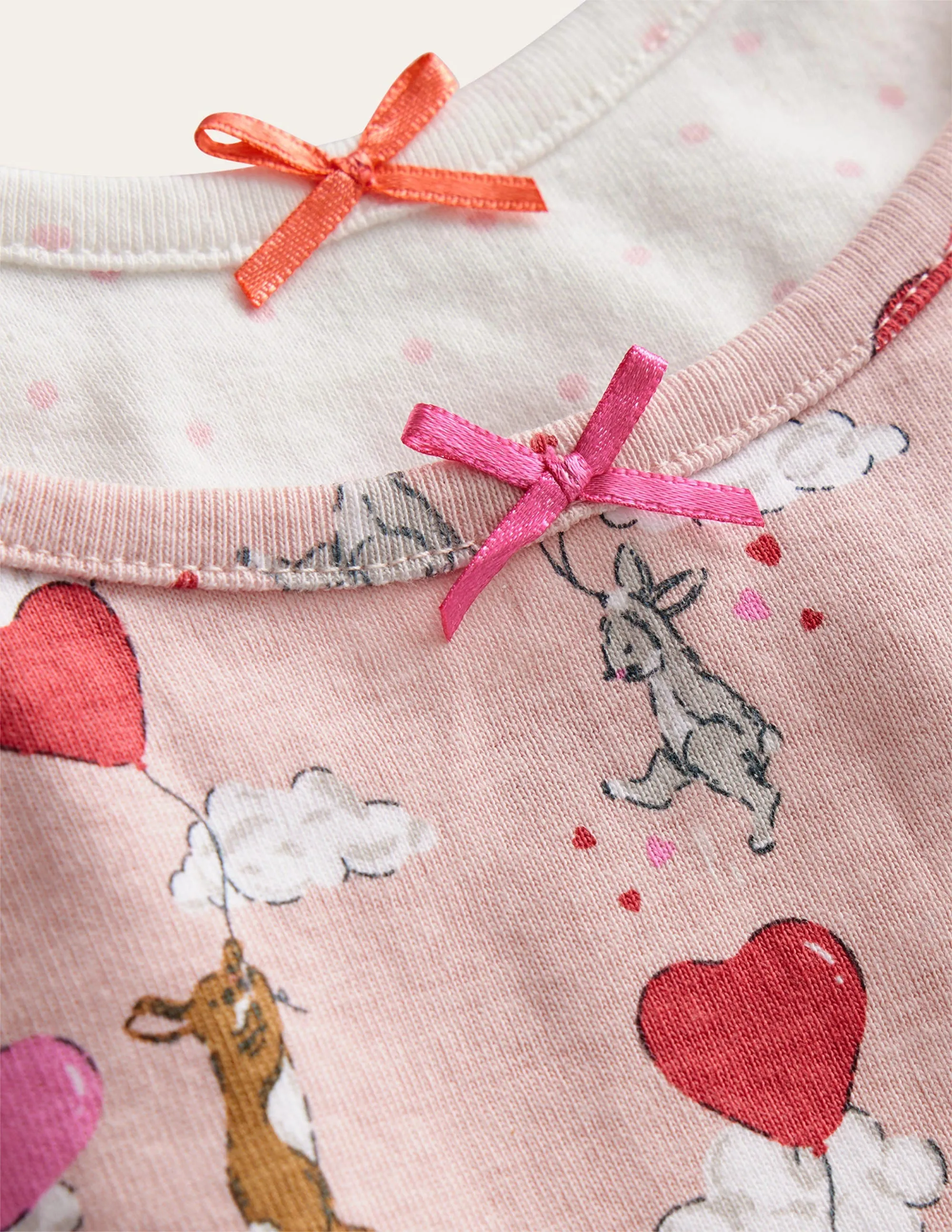 Vests 2 Pack-Pink Bunny Hearts