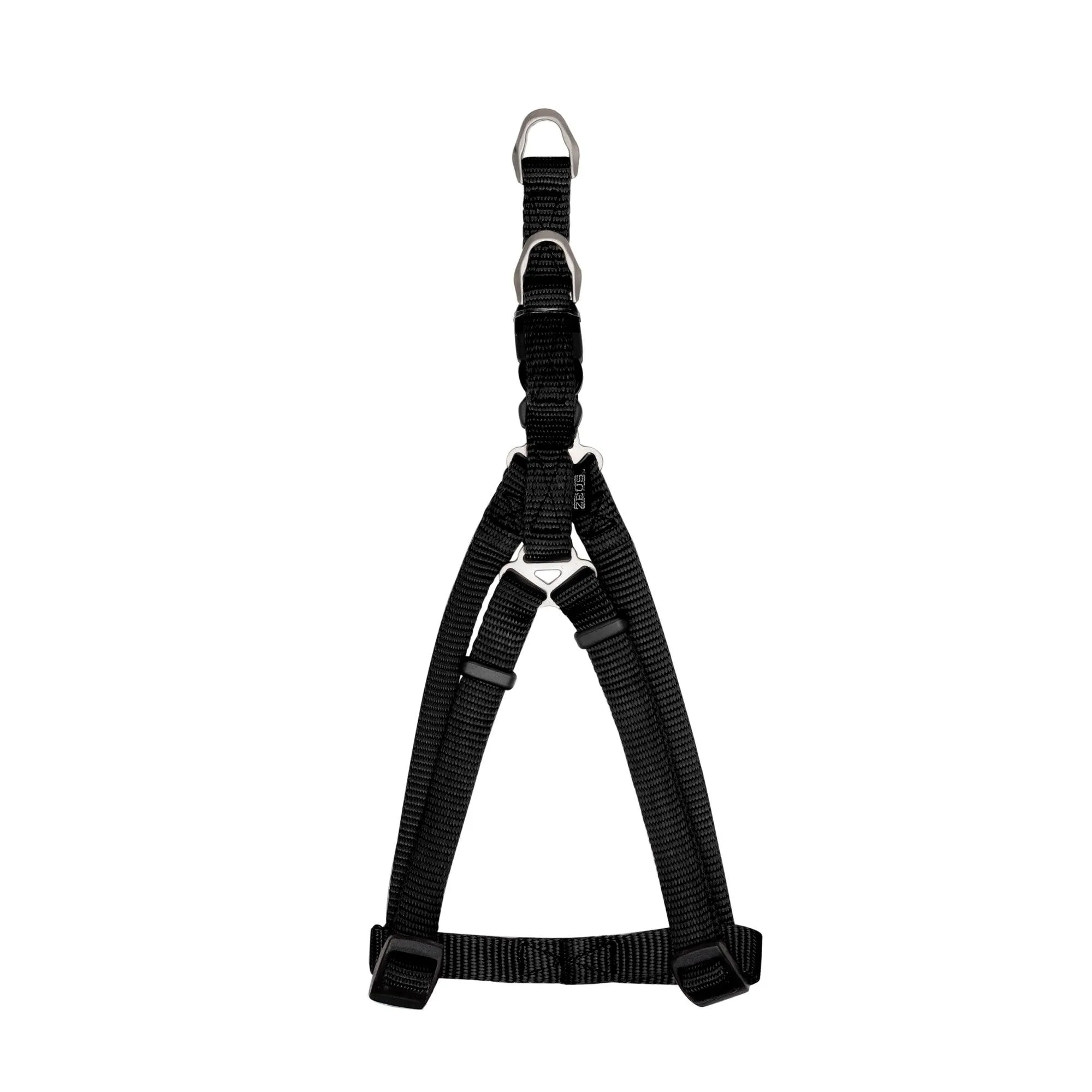 Zeus Nylon Dog Harness Charcoal